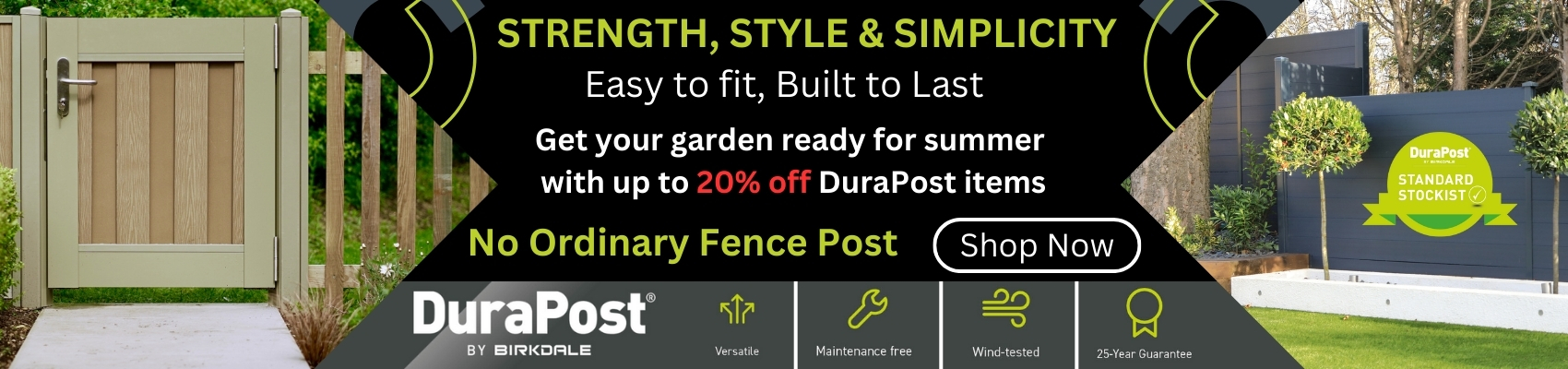 DuraPost sale up to 20% off