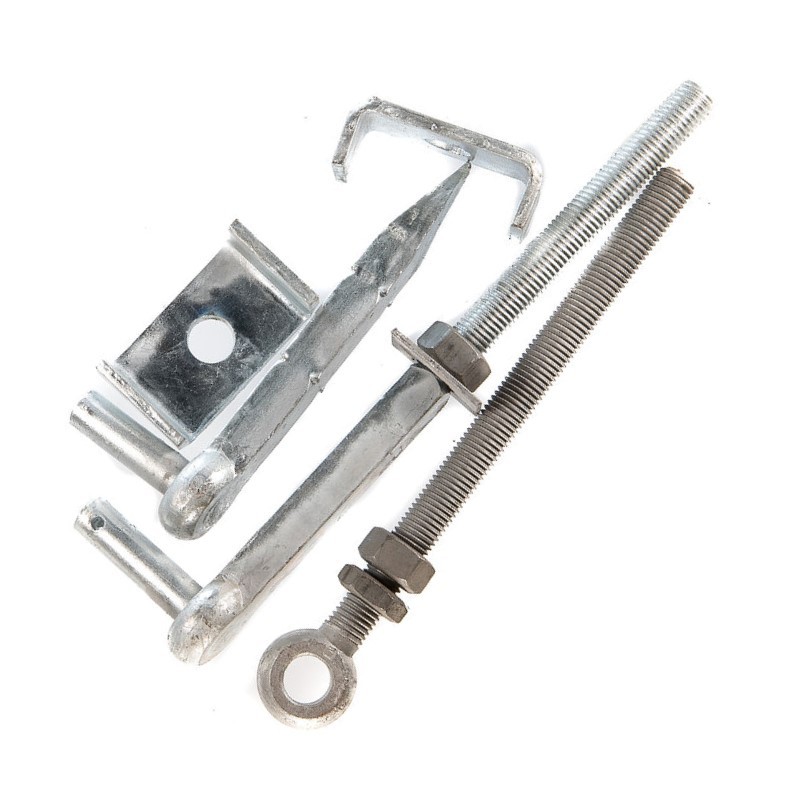 Stainless Steel Threaded Hook and Eye Hinge Sets for Wood Gates