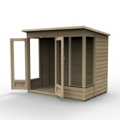 Forest Garden beckwood summerhouse 7ft x 5ft with pent roof