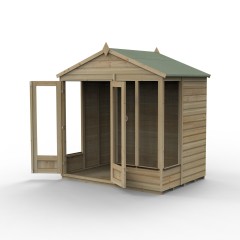 Beckwood Forest garden summerhouse 7ft x 5ft with apex roof
