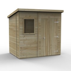 Forest Garden 7 x 5 wooden garden shed with pent roof