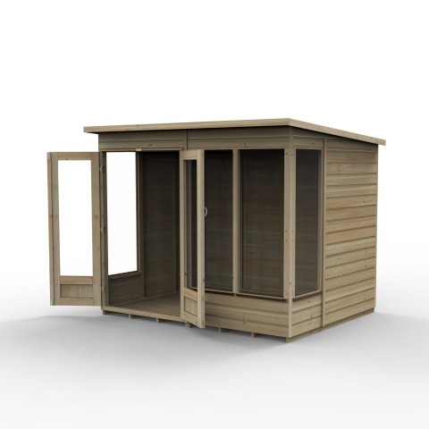 Forest Garden Beckwood summerhouse 8ft x 6ft with pent roof