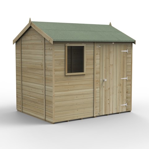 Forest Garden 8 x 6 reverse apex wooden shed