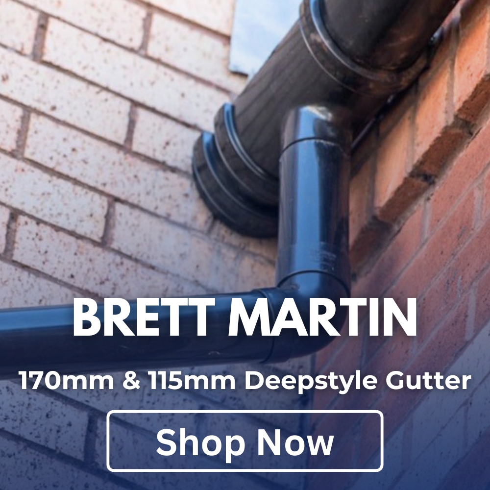 Brett Martin 170mm and 115mm deepstyle gutter